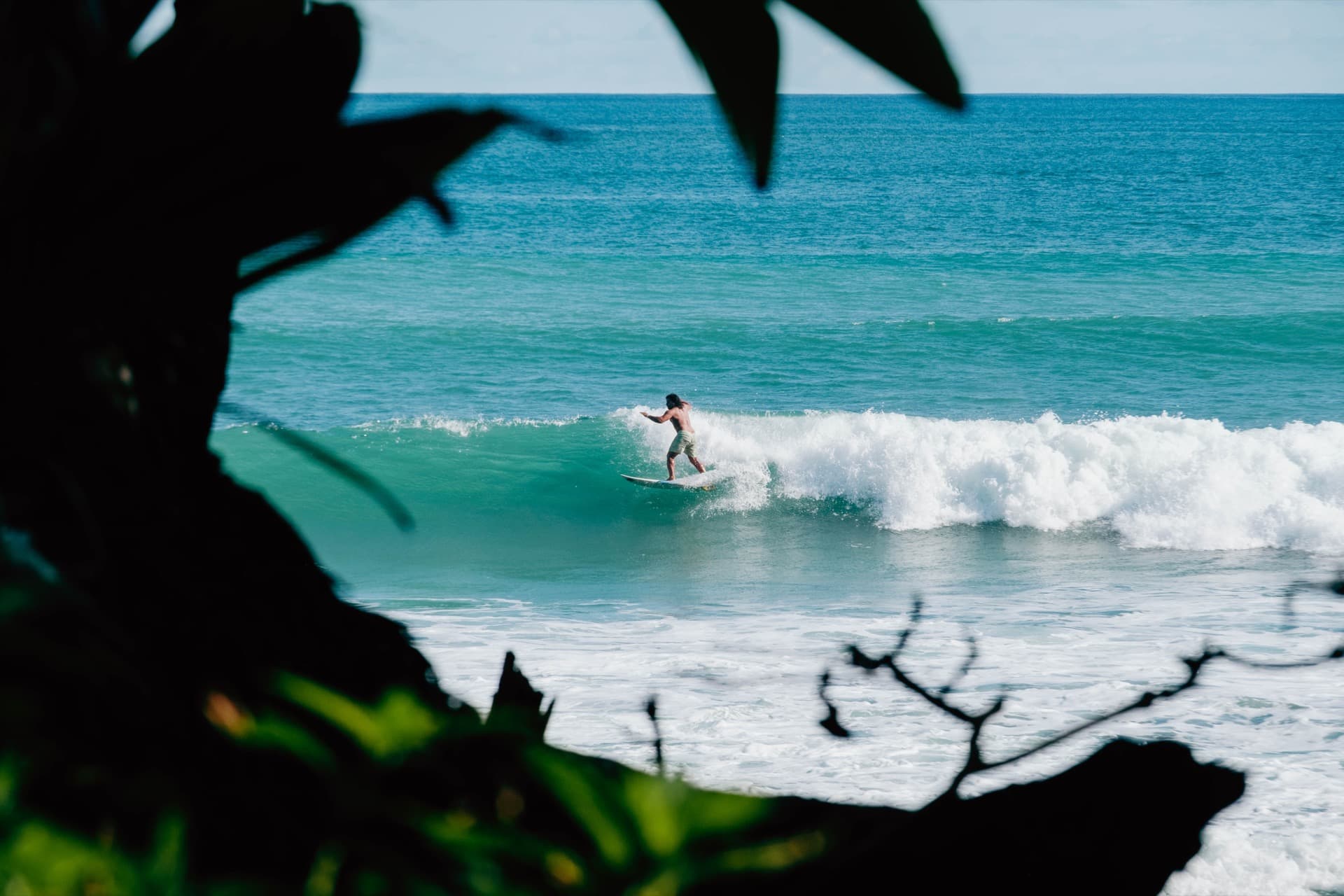 Surfing at Cabo Matapalo