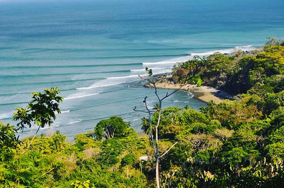 Surfing at Cabo Matapalo
